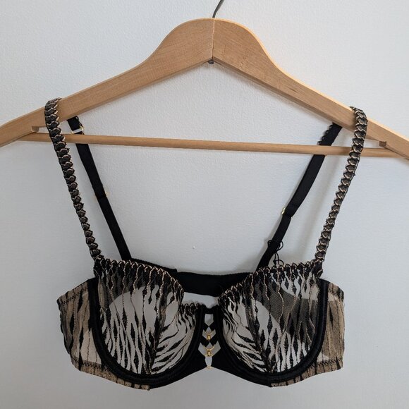 Aubade Paris Lace demi-cup Bra Voodoo Kiss - Brand NEW - Picture 4 of 4